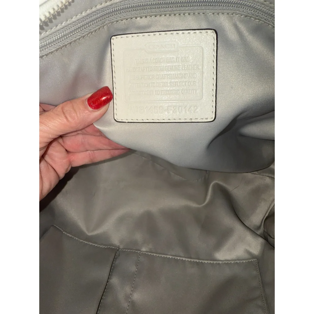 COACH F30142 TAYLOR MIXED EXOTIC ALEXIS CARRYALL satchel